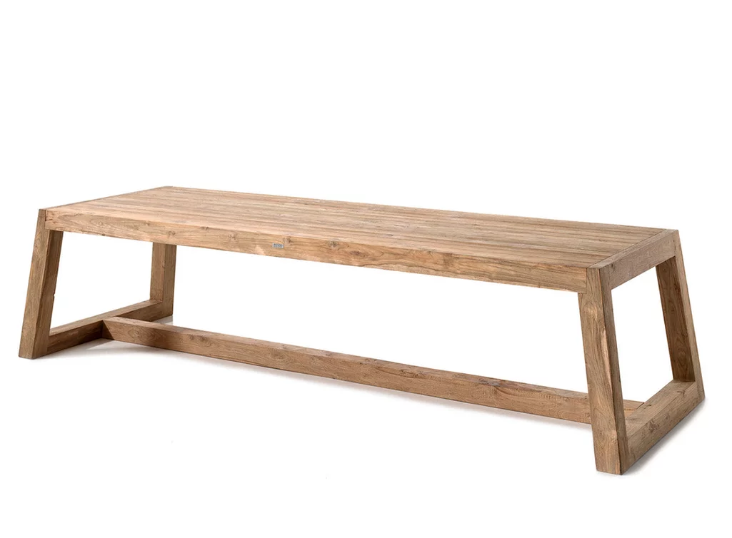 Gartentisch aus Holz massives Teak