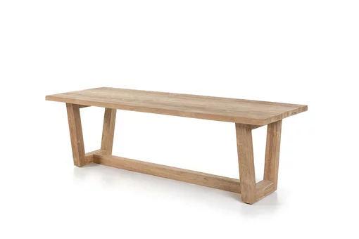 Gartentisch aus Holz Teak rustikal KLM677