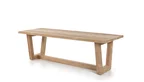 Gartentisch aus Holz Teak rustikal KLM677