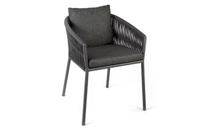 Gartenstuhl Metall mit Stoff ummantelt, Modell 3G