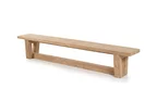 Gartenbank Holz recyceltes Teakholz massiv