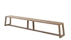 Massivholz Gartenbank aus recyceltem Teak