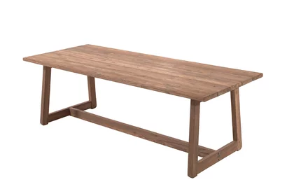 Gartentisch aus Teak recycelt und volmassiv
