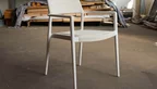 Outdoor Stuhl stapelbar aus Aluminium