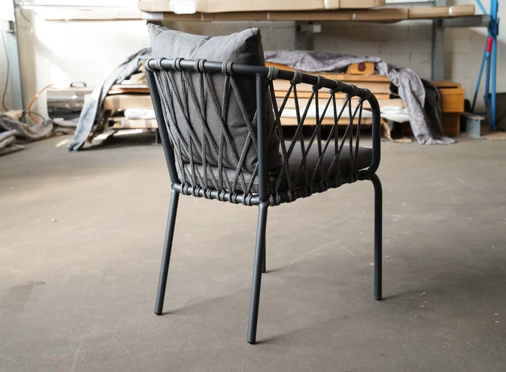 Metall Gartenstuhl im modernen Stil aus Aluminium