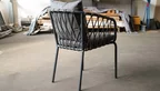 Metall Gartenstuhl im modernen Stil aus Aluminium