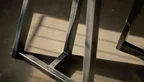 Kufengestell mit 6x4cm Profil Quer- und Innenprofil