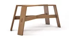 Buche Tischgestell massiv auf Maß gefertigt im klassischen Design