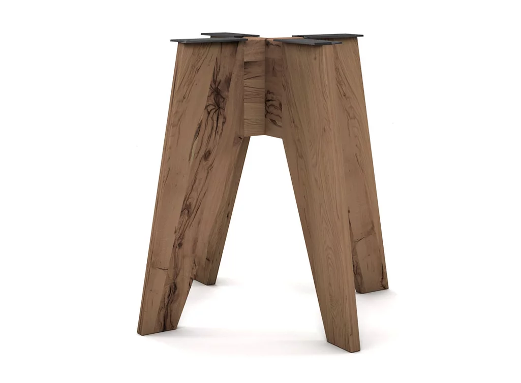 Tisch Untergestell Holz massiv