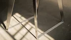 Edelstahl Tischuntergestell im minimalistischem Design