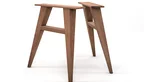 Tischbeine Buche im dezenten Design aus Massivholz gefertigt.