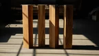 Tischbein aus Holz Eiche massiv nach Maß gefertigt Modell ACA848.