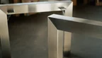 Metallbeine aus Edelstahl gefertigt in verschiedenen Profilen erhältlich
