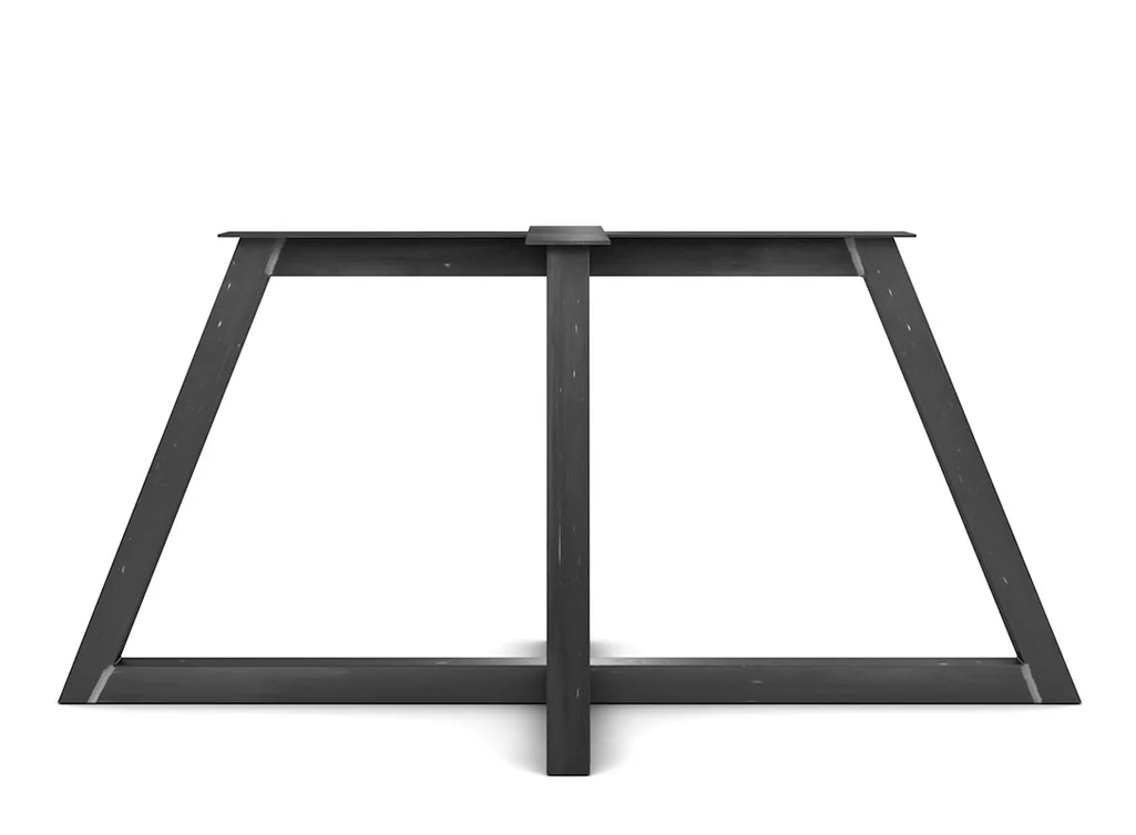 Tischuntergestell aus Stahl im schlichten Design nach deinem Maß. Tischuntergestell aus Stahl im schlichten Design nach deinem Maß.