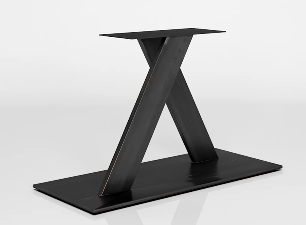 Tischgestell Metall als Mittelfuß nach deinem Maß gefertigt. Tischgestell Metall als Mittelfuß nach deinem Maß gefertigt.