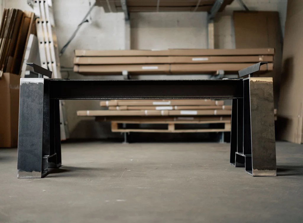 Seitenansicht Tischgestell nach Maß BOX-506 Seitenansicht Tischgestell nach Maß BOX-506
