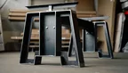 Tischgestell nach Maß im industriellen Design Modell BOX-506