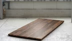 Holzplatte nach Maß massiver Nussbaum in 2cm mit Astanteil