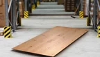Schweizer Kante Tischplatte Buche 4cm mit Astanteil nach Maß