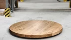 Holz Tischplatte rund Eiche nach Maß astfrei 8cm