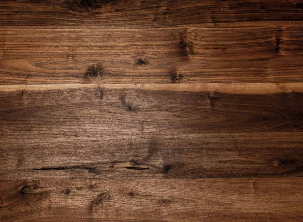 Holz Tischplatte rund aus Nussbaum aufgedoppelt auf 6cm Holz Tischplatte rund aus Nussbaum aufgedoppelt auf 6cm