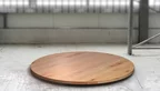 Holzplatte rund Buche 4cm mit Ast nach Maß