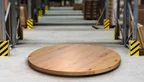 Runde Massivholzplatte Buche 6cm mit Astanteil auf Maß
