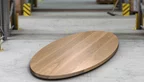 Tischplatte oval aus Eiche astfrei 4cm nach Maß gefertigt
