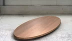 Tischplatte oval aus Buche astfrei 4cm nach Maß gefertigt