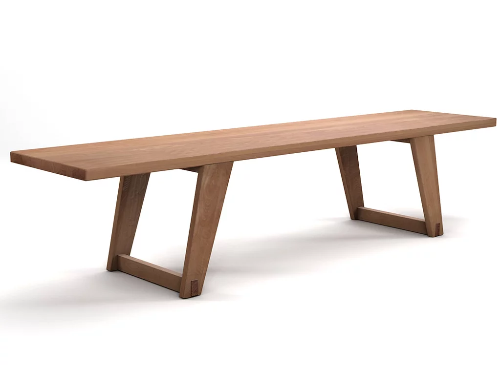 Holzbank massiv nach Maß Buche