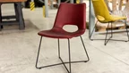 Minimal Design Stuhl Leder