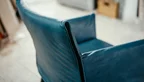 Detail Rückenpolster Leder