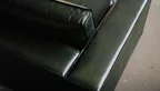Leder Lounge Sofa mit breiten Armlehnen und Rückenteil