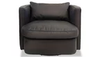 Drehsessel Leder im angesagtem Clubdesign