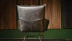 Leder Esszimmer Armlehnenstuhl - Rückseitenansicht Modell Sanne
