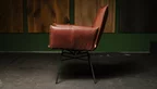 Seitenansicht Esszimmer Drehstuhl mit Armlehnen