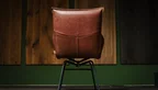 Ansicht Rückseite - Drehstuhl Sanne Swivel in Bonanza British Tan