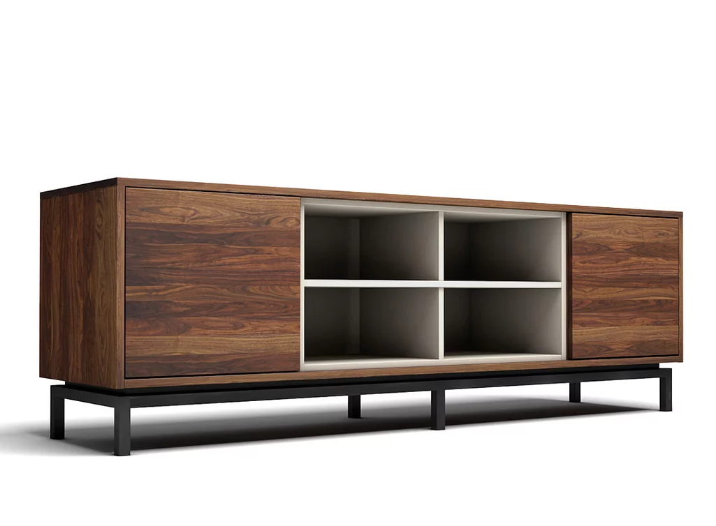 Modernes Sideboard aus amerikanischem Nussbaum auf Maß