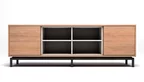 Modernes Sideboard nach Maß Buche mit 2 Türen und 4 Fächern