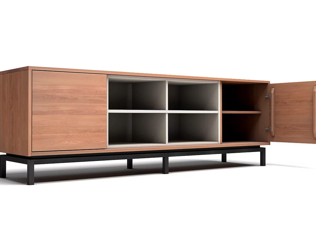 Sideboard in Maßfertigung aus Buchenholz mit viel Stauraum Sideboard in Maßfertigung aus Buchenholz mit viel Stauraum