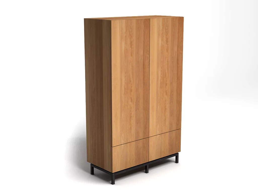 Modernes Highboard aus Massivholz auf Maß Modernes Highboard aus Massivholz auf Maß