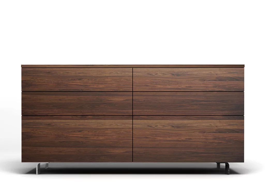 Kommode Nussbaum massiv nach Maß 6 Schubkästen Kommode Nussbaum massiv nach Maß 6 Schubkästen