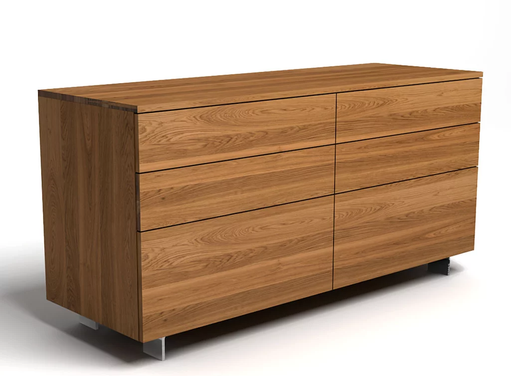 Hochwertige Kommode Eiche modern mit 6 Schubladen Hochwertige Kommode Eiche modern mit 6 Schubladen