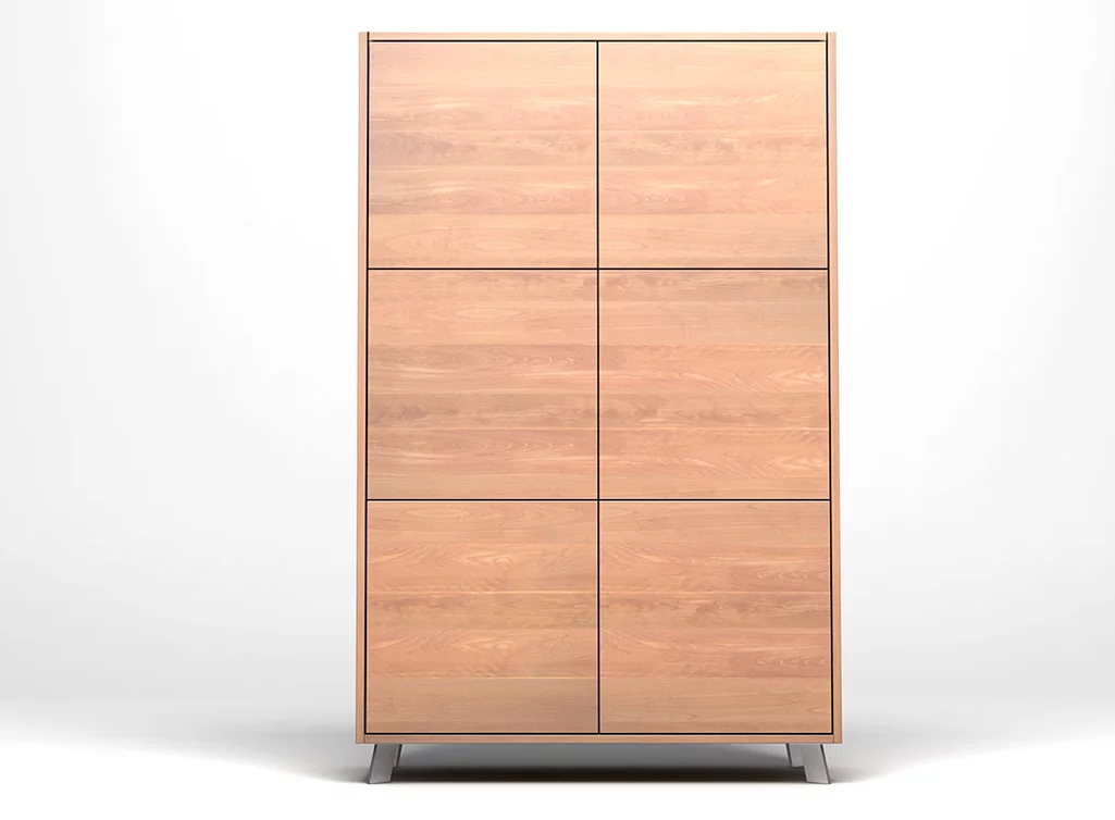 Massivholz Highboard nach Maß Buche massiv 6 Türen CMC