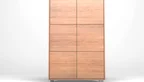 Massivholz Highboard nach Maß Buche massiv 6 Türen CMC