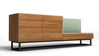 Modernes Lowboard in massiver Eiche