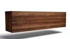 Massivholz Lowboard zur Wandmontage