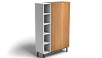 Highboard aus Massivholz Eiche