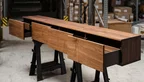 Hänge Sideboard mit vier Schubladen