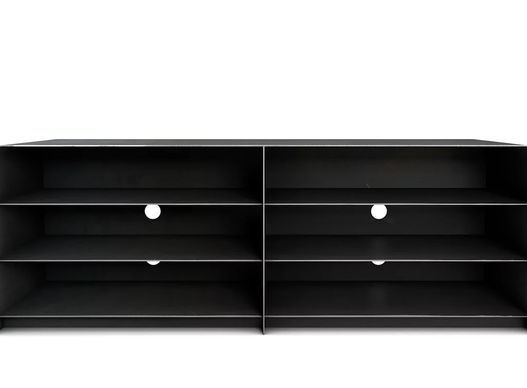 Stahl Sideboard mit 6 Fächern